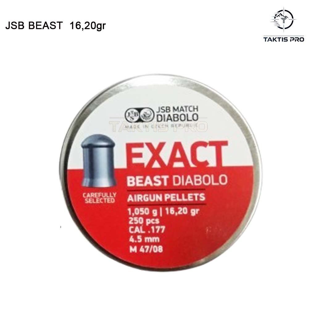 Mimis JSB Exact Beast 16,20 grain 4.5mm .177 Isi 250 - Mimis Import - Gambar 3