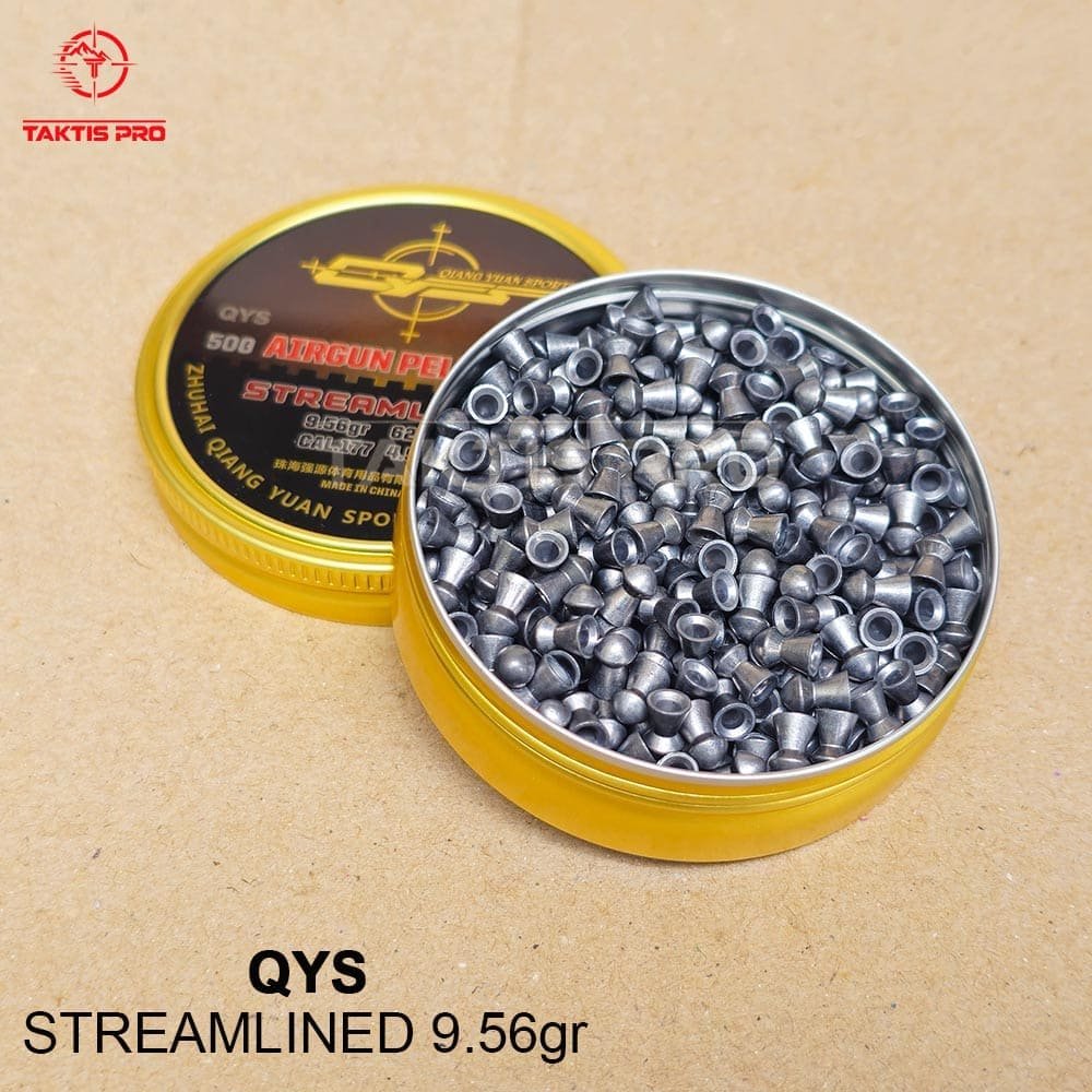 foto detail dari kaleng mimis senapan angin QYS streamlined