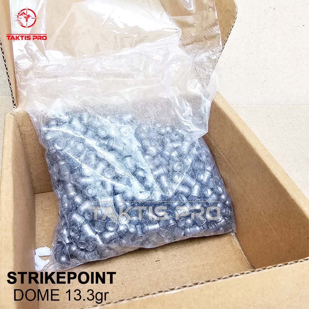 foto isi butiran mimis dalam box utuh original mimis strikepoint vortex 13.3 grain