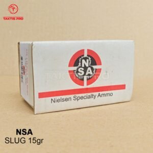 foto tampak depan box utuh mimis NSA slug 15 grain