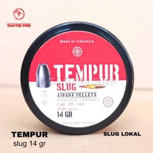 Kemasan kaleng Slug Tempur 14 grain swaging timah lunak Taktis Pro
