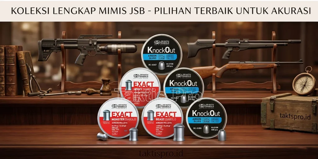 Koleksi 5 Varian Mimis JSB Exact dan Knock Out Slug Original